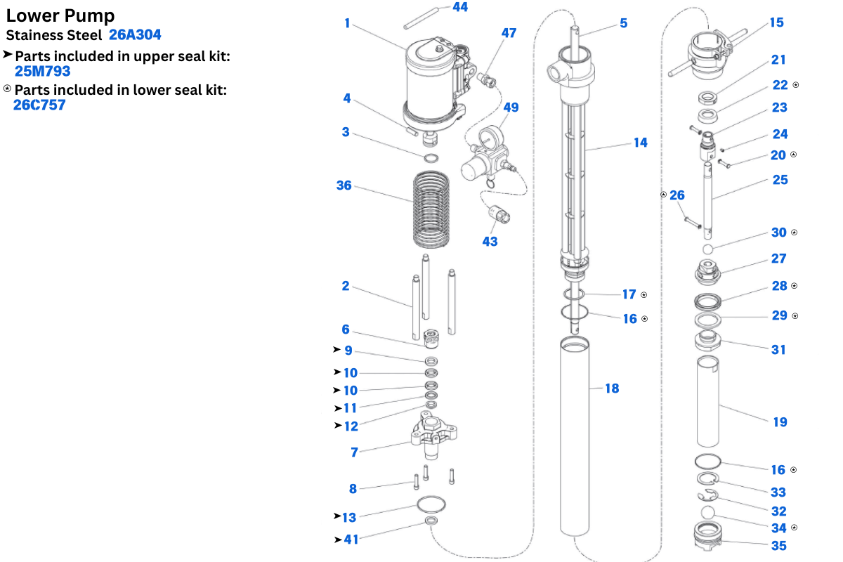Stainless Steel Lower Pump