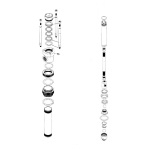 Parts - IP-01 Fluid Section (Stubby Length, Stainless Steel) Parts - IP-01 Fluid Section (Stubby Length, Stainless Steel)
